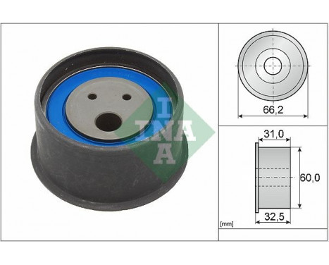 Tensioner Pulley, timing belt 531019320 Ina