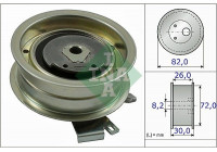 Tensioner Pulley, timing belt 531020320 Ina