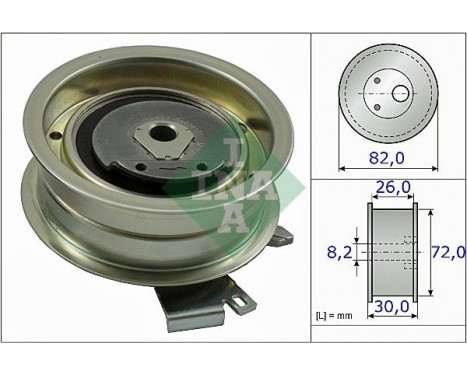 Tensioner Pulley, timing belt 531020320 Ina