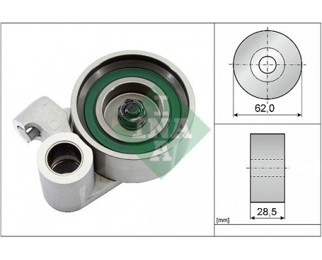 Tensioner Pulley, timing belt 531021520 Ina