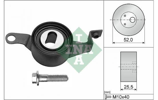Tensioner Pulley, timing belt 531022510 Ina
