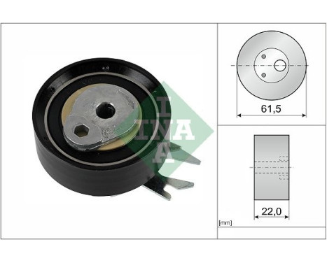 Tensioner Pulley, timing belt 531025230 Ina