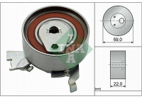 Tensioner Pulley, timing belt 531027330 Ina