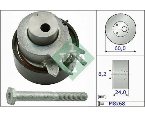 Tensioner Pulley, timing belt 531031710 Ina