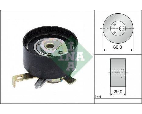 Tensioner Pulley, timing belt 531034510 Ina