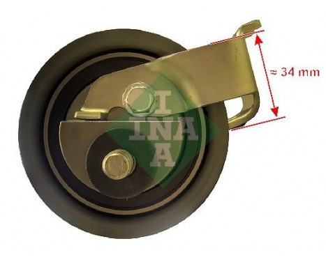 Tensioner Pulley, timing belt 531039920 Ina