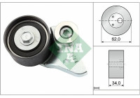Tensioner Pulley, timing belt 531050220 Ina