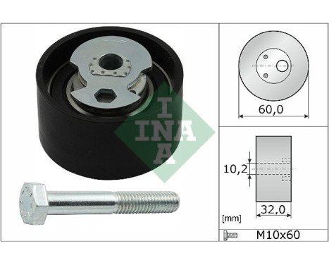 Tensioner Pulley, timing belt 531050410 Ina