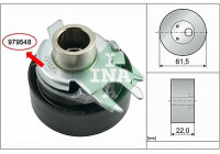 Tensioner Pulley, timing belt 531052530 Ina