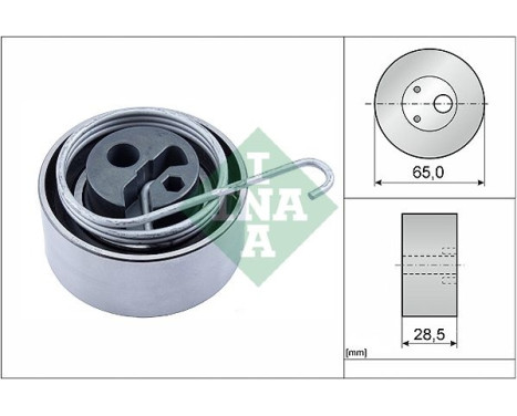 Tensioner Pulley, timing belt 531053520 Ina