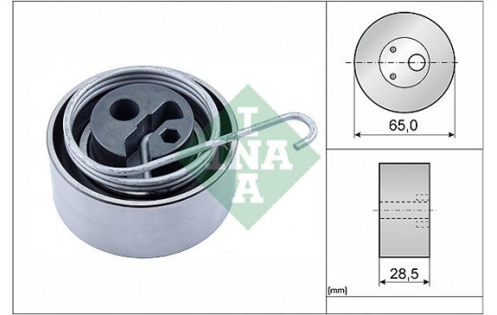 Tensioner Pulley, timing belt 531053520 Ina