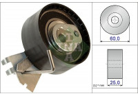 Tensioner Pulley, timing belt 531057210 Ina