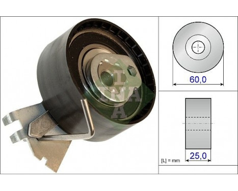 Tensioner Pulley, timing belt 531057210 Ina