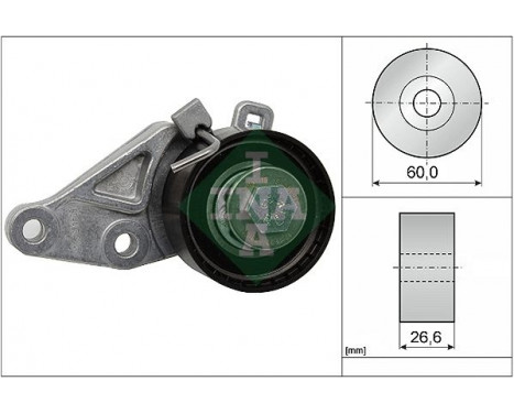 Tensioner Pulley, timing belt 531058610 Ina