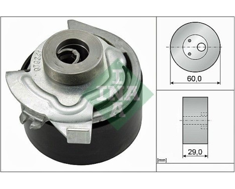 Tensioner Pulley, timing belt 531062730 Ina