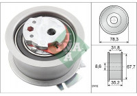 Tensioner Pulley, timing belt 531062830 Ina