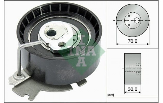 Tensioner Pulley, timing belt 531063210 Ina