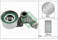Tensioner Pulley, timing belt 531064320 Ina