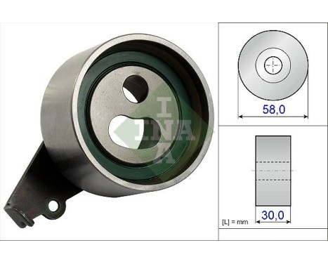Tensioner Pulley, timing belt 531067420 Ina