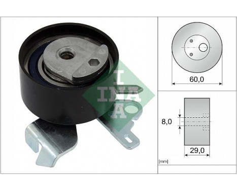 Tensioner Pulley, timing belt 531075510 Ina