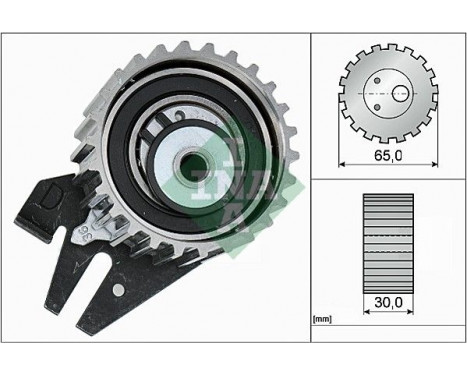 Tensioner Pulley, timing belt 531084410 Ina