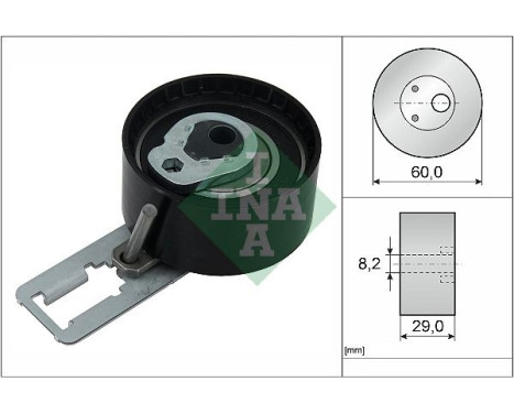Tensioner Pulley, timing belt 531085010 Ina