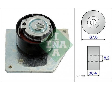 Tensioner Pulley, timing belt 531085810 Ina