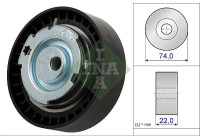 Tensioner Pulley, timing belt 531087610 Ina