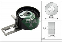 Tensioner Pulley, timing belt 531088410 Ina