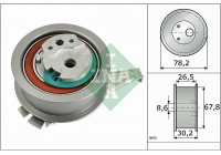 Tensioner Pulley, timing belt 531089410 Ina