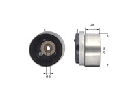 Tensioner Pulley, timing belt PowerGrip® T43143 Gates