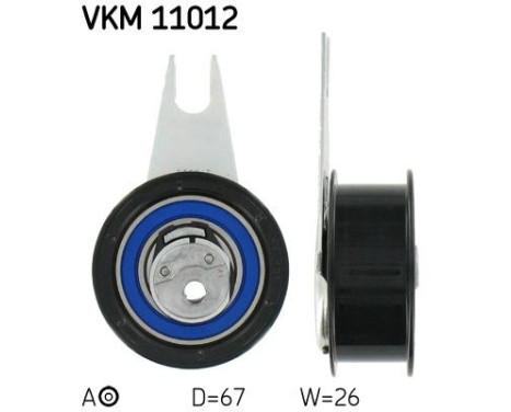 Tensioner Pulley, timing belt VKM 11012 SKF