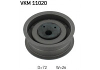 Tensioner Pulley, timing belt VKM 11020 SKF