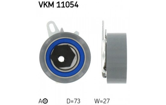 Tensioner Pulley, timing belt VKM 11054 SKF