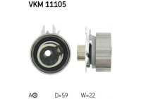 Tensioner Pulley, timing belt VKM 11105 SKF