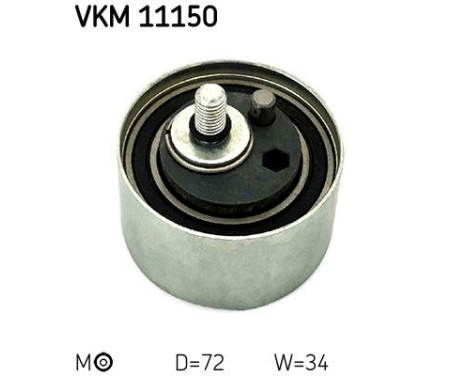 Tensioner Pulley, timing belt VKM 11150 SKF