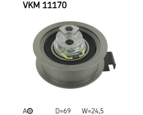 Tensioner Pulley, timing belt VKM 11170 SKF