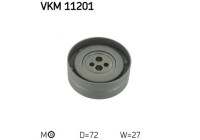 Tensioner Pulley, timing belt VKM 11201 SKF