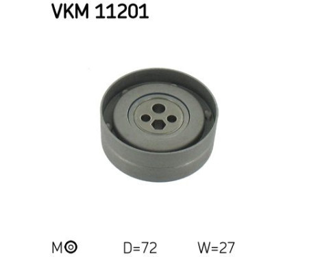 Tensioner Pulley, timing belt VKM 11201 SKF