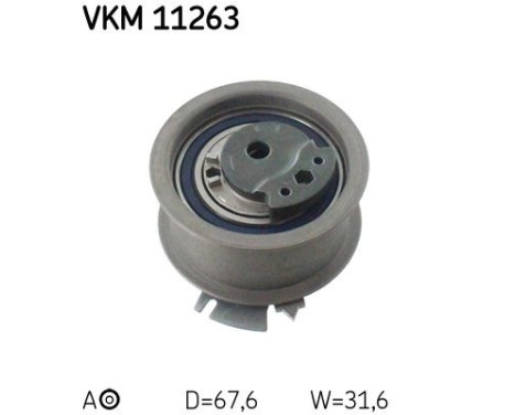 Tensioner Pulley, timing belt VKM 11263 SKF