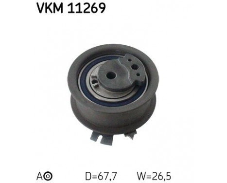 Tensioner Pulley, timing belt VKM 11269 SKF