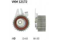 Tensioner Pulley, timing belt VKM 12172 SKF