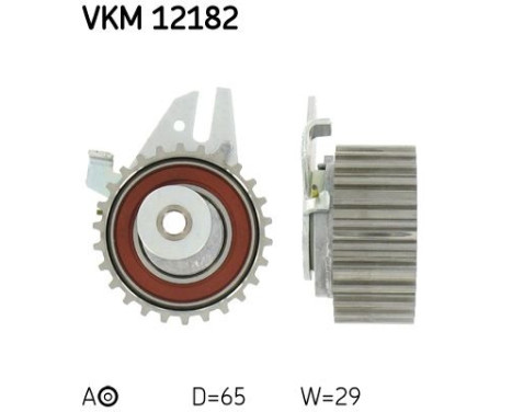 Tensioner Pulley, timing belt VKM 12182 SKF