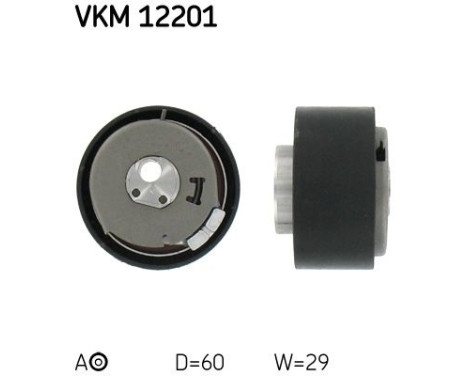 Tensioner Pulley, timing belt VKM 12201 SKF