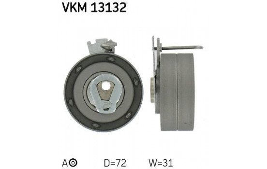 Tensioner Pulley, timing belt VKM 13132 SKF