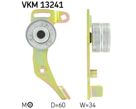 Tensioner Pulley, timing belt VKM 13241 SKF