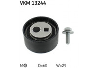 Tensioner Pulley, timing belt VKM 13244 SKF