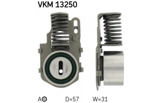 Tensioner Pulley, timing belt VKM 13250 SKF