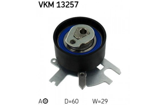 Tensioner Pulley, timing belt VKM 13257 SKF