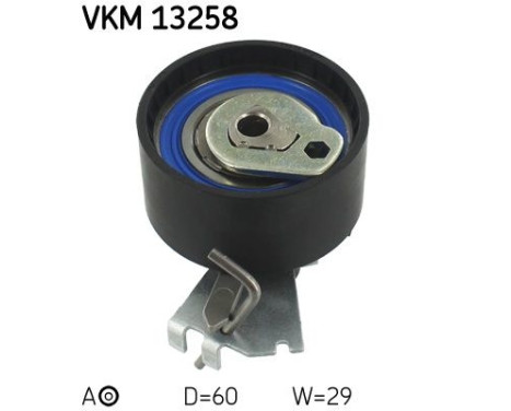Tensioner Pulley, timing belt VKM 13258 SKF